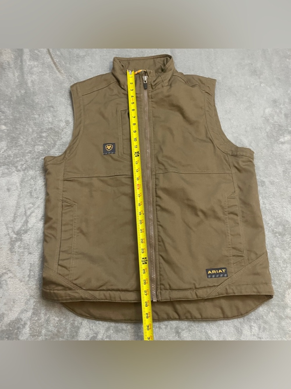 ARIAT REBAR Vest Large Wren Sherpa Lining Duracanvas Tough Max - Picture 3 of 12